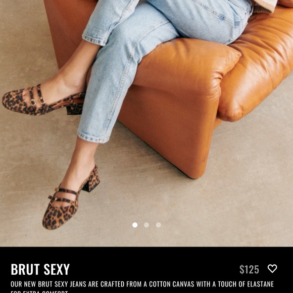 Sezane Brut Sexy Edge Blue - Size 10 - Picture 3 of 6